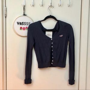 Navy Blue Cardigan